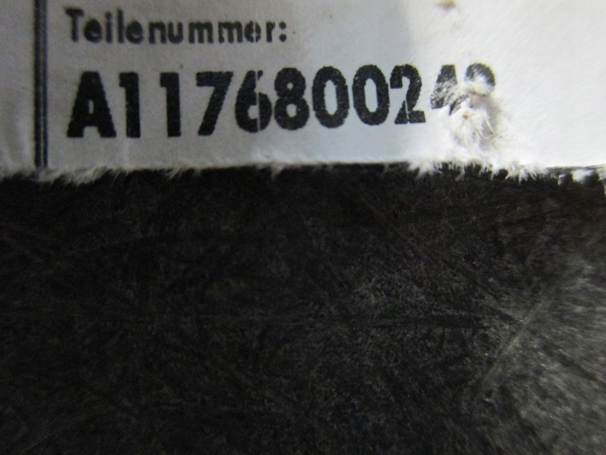 floor boot MERCEDES CLA A117 A1176800242
