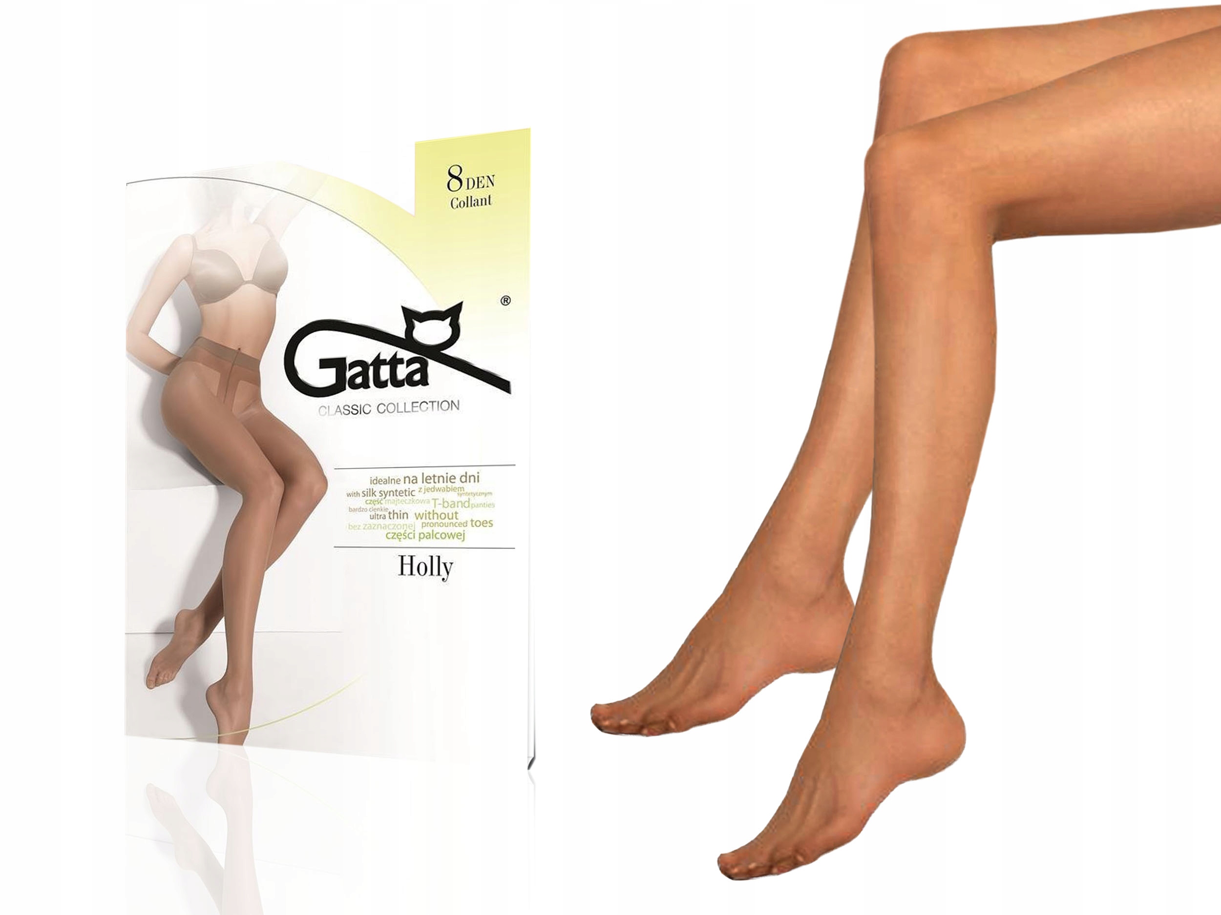 

Rajstopy matowe Holly Gatta, 8 den, antilope, 4-L