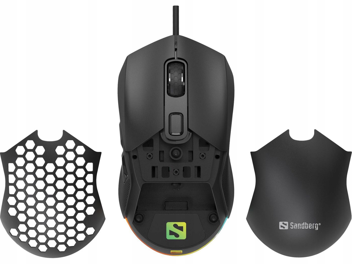 FlexCover 6D Gamer Mouse black Sandberg