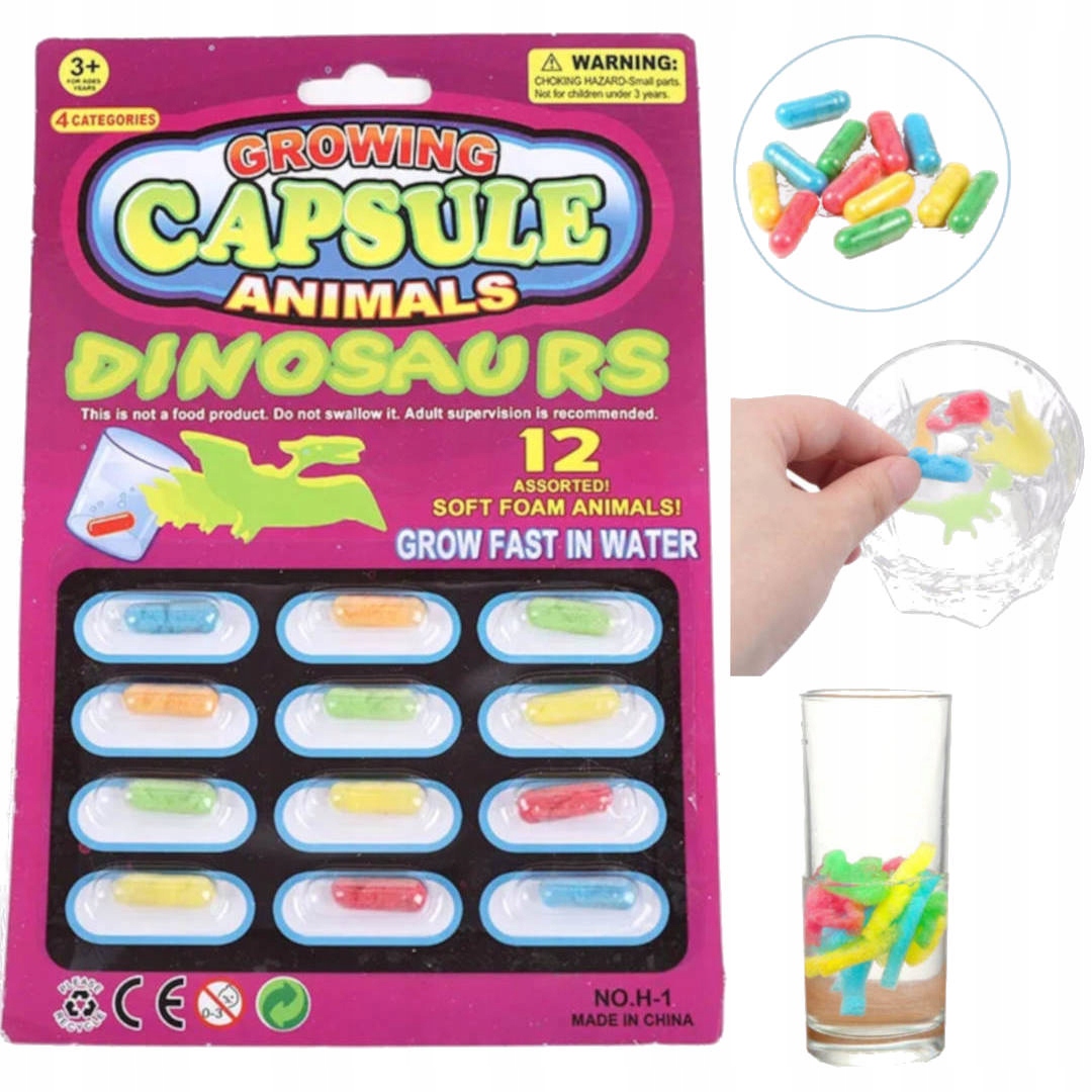 

Kapsułki Rosnące W Wodzie Magiczne Dinozaury