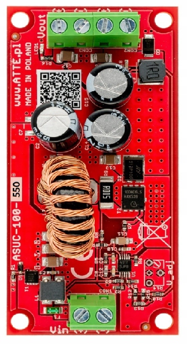 Měnič Napětí DC/DC ASUC-100-550-OF Atte