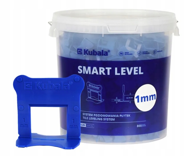 Kubala Vyrovnávacie klipy 1mm 800ks Vedro