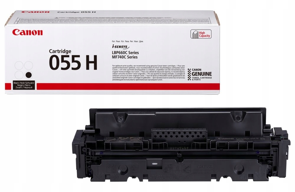 Canon originálny toner 055HBk (čierný, 7600str.) pre Canon MF742Cdw, MF744C