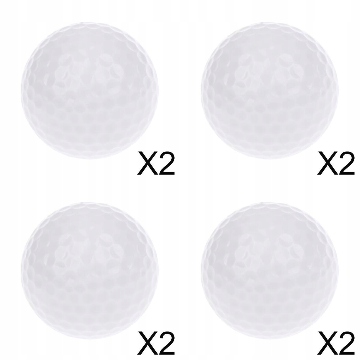 8x Migające LED Piłki Golfowe