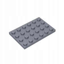 

Lego -płytka 4 x 6 -Ciemnoszara -3032