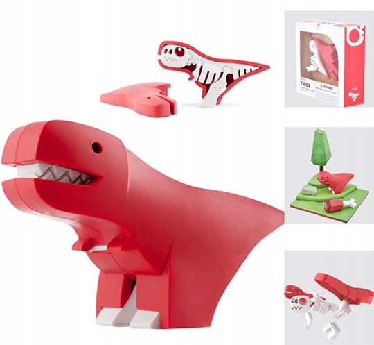 

Magnetyczny Składany Dinozaur T-Rex HalfToys