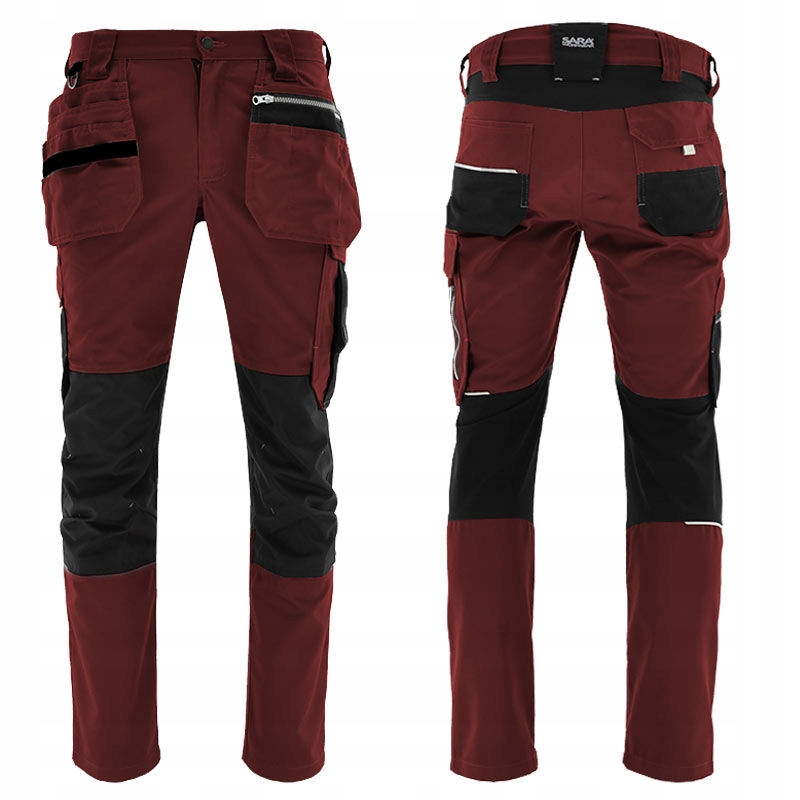 Spodnie robocze męskie Sara Monter r. 60 spodnie monterskie z kieszeniami