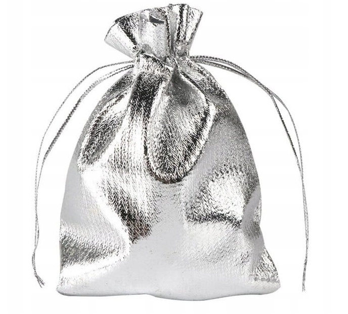 

Woreczek srebrny Ozdobny 11 cm x 19 cm