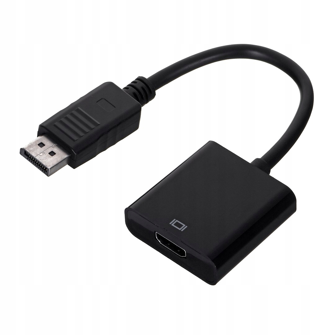 Adapter Gembird A-DPM-HDMIF-002 (DisplayPort M Hdmi F; 0,10m; kolor czarn