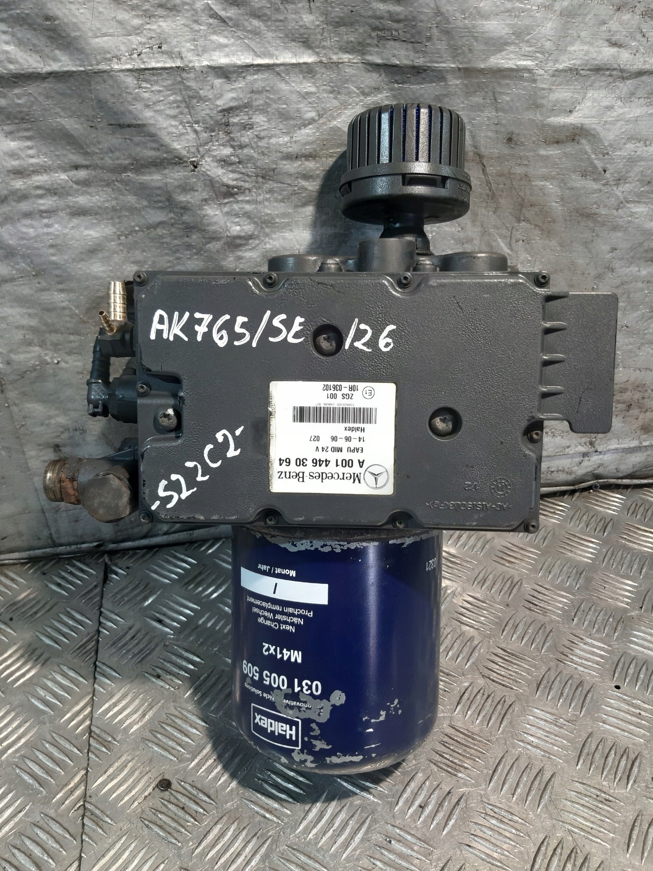 MERCEDES ACTROS MP4 OSUSZACZ Sensor HALDEX A0014463064