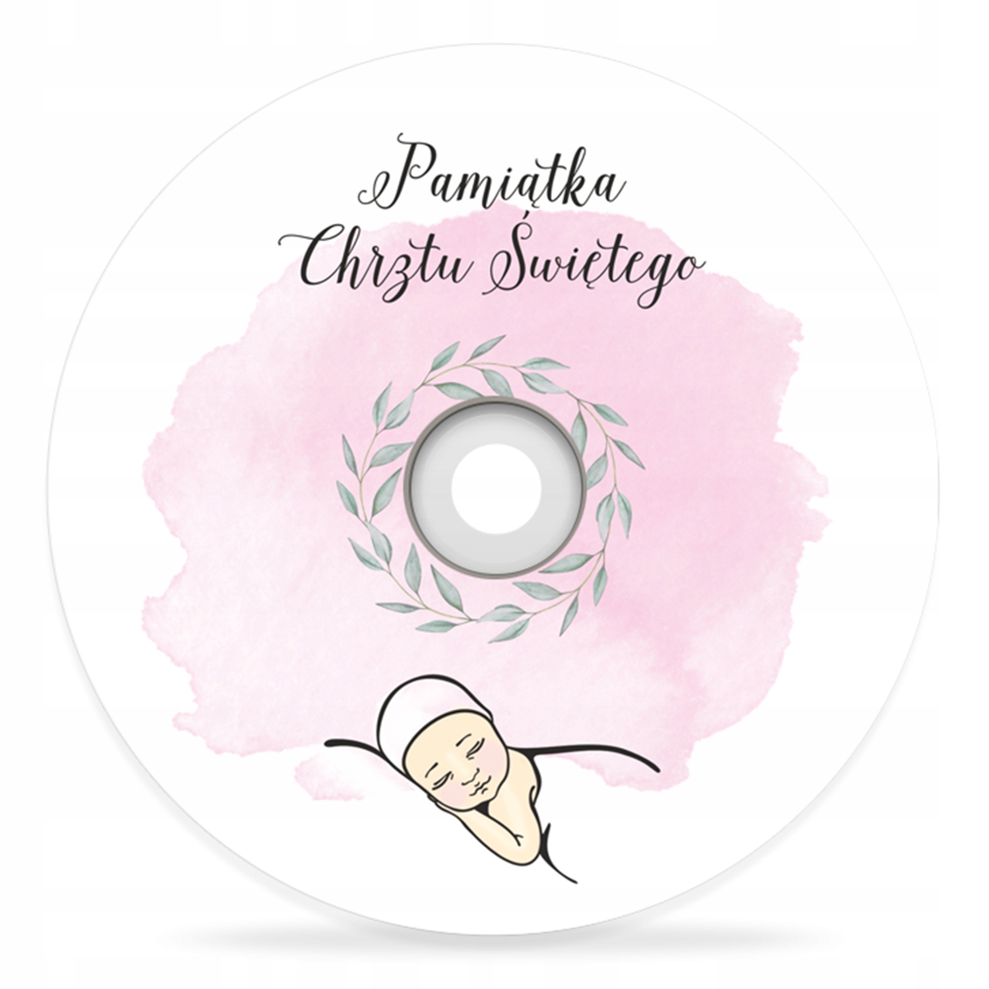 

Płyta DVD z nadrukiem Chrzest Święty róż