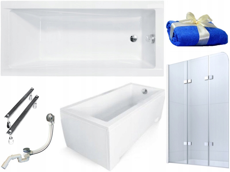 

Besco Modern Wanna 130x70 Obudowa Akrylowa Parawan