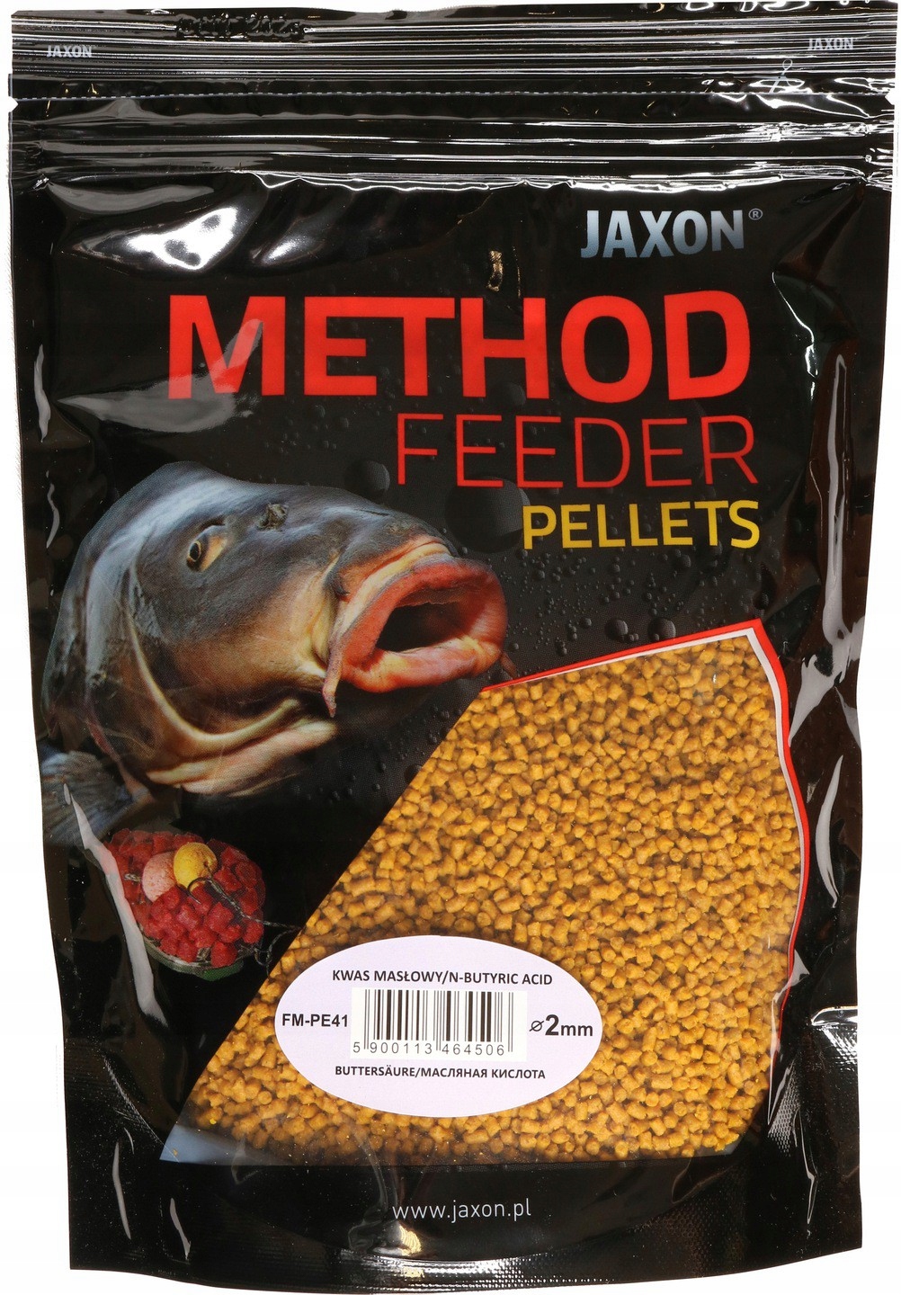 Pellet Jaxon Method 2MM Kwas Masłowy 500G