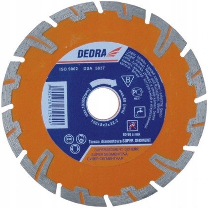 

Dedra H1243 Tarcza Super-segment 125 beton zbroj.