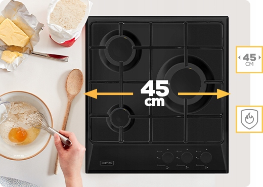 Zestaw KERNAU KGH4346B + KBH0145B 45CM Stan opakowania oryginalne