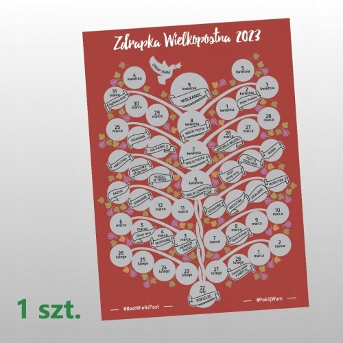 

Zdrapka Wielkopostna 2023 40 dni z zadaniami