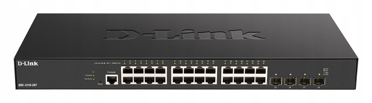 Smart prepínač DXS-1210-28T Smart Switch 24x10GE 4xSFP28