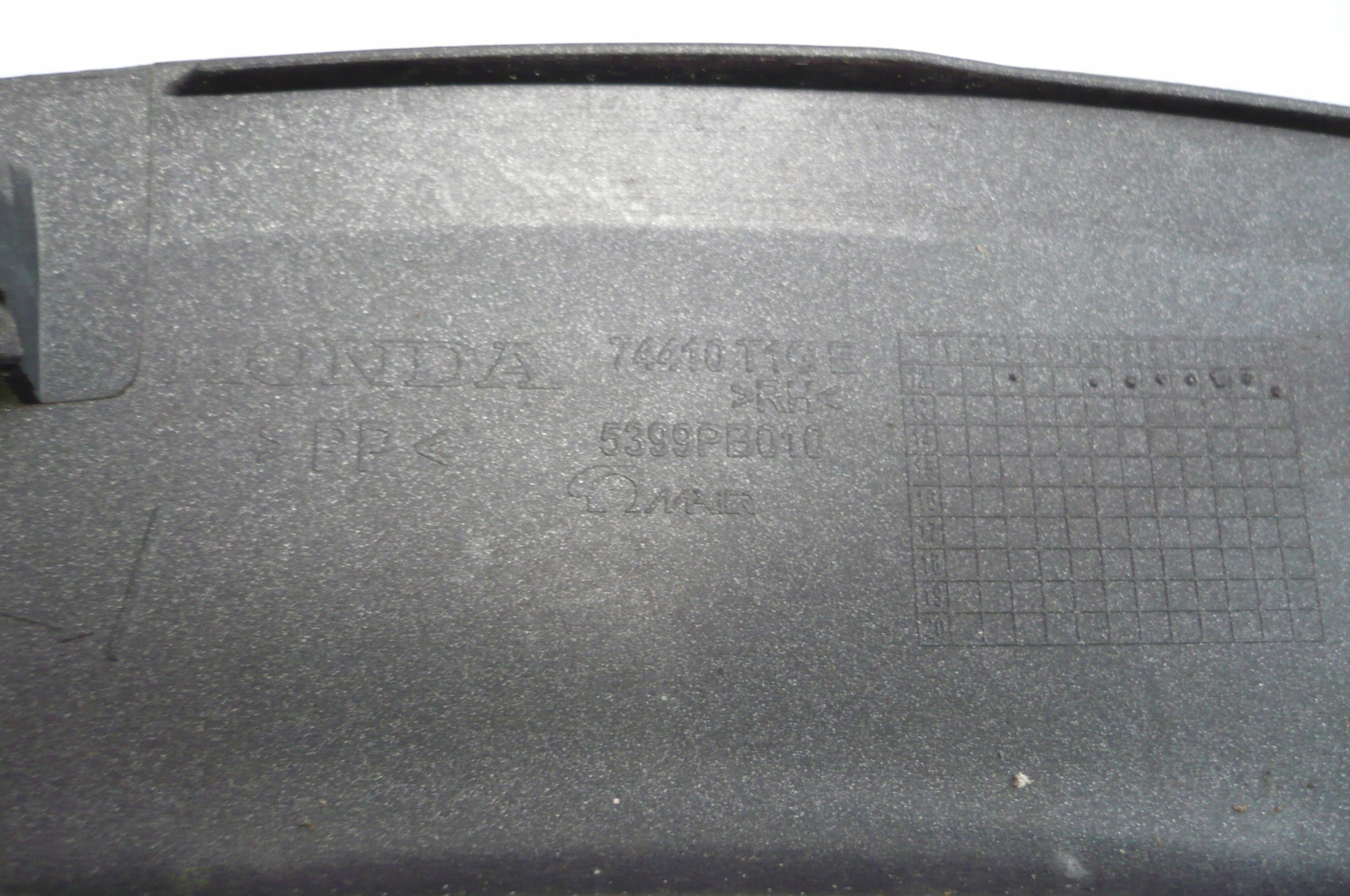 HONDA CR-V IV 2012- modanatura parafango Destro posteriore