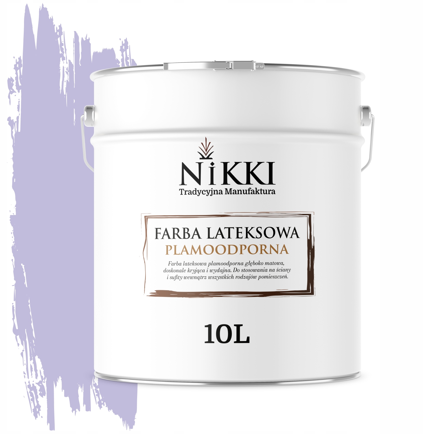 Latexová Farba Odolná Voči Škvrnám Fialová Svetlá H2651 10L Hlboká Matná