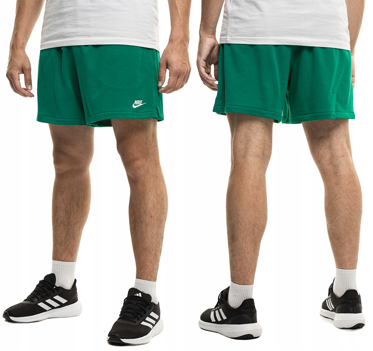 Kraťasy Nike Club Dresové Bavlněné Sportovní Krátké Zelené M