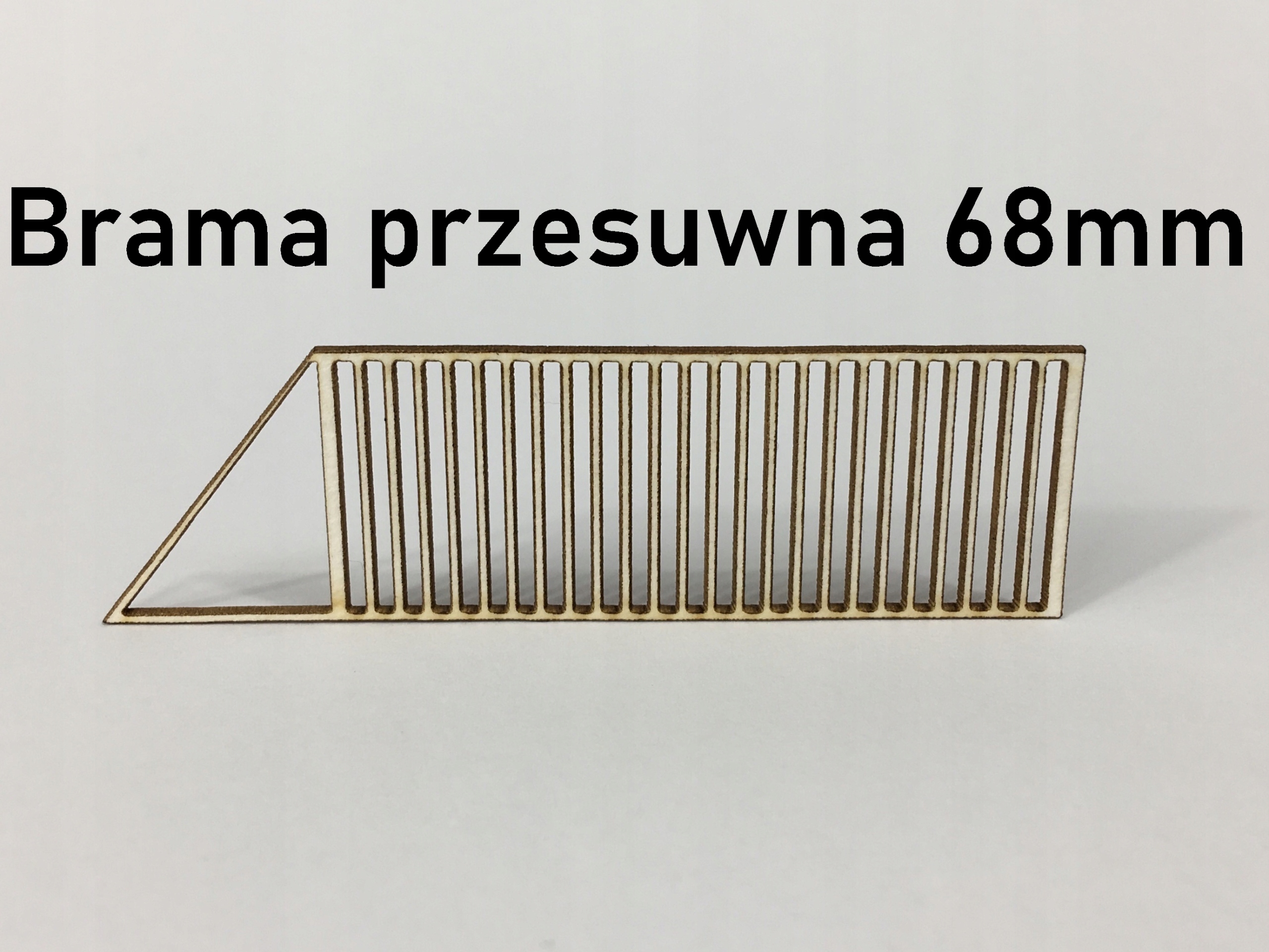 

Brama przesuwna 68mm H0 1:87