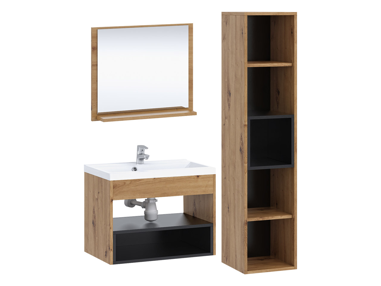 MEBLE ŁAZIENKOWE zestaw Mebli do łazienki OLIER I Kod producenta 5903211003806