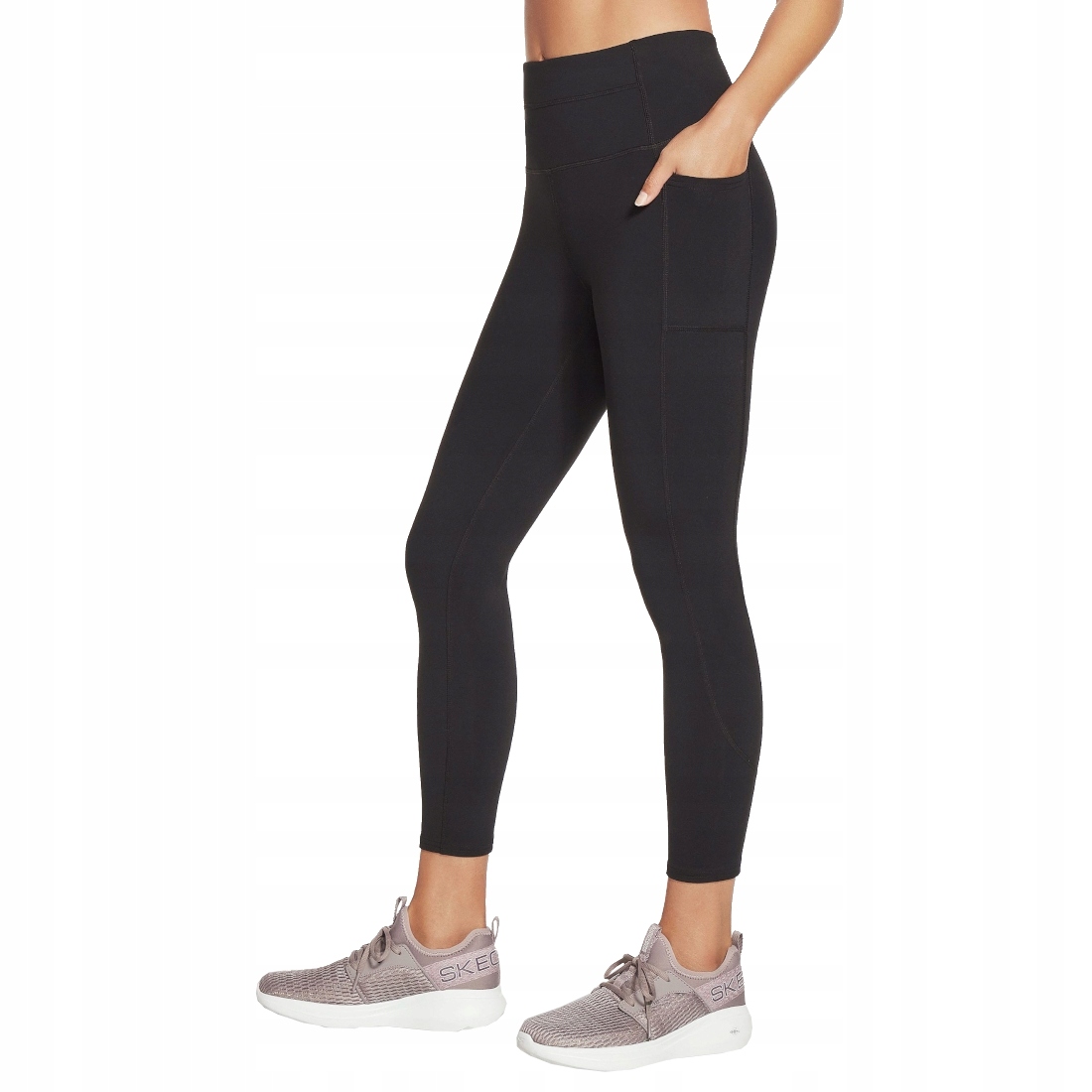 Skechers Go Walk High Waisted 7/8 Legging [M] Dámské legíny Nylon Černá
