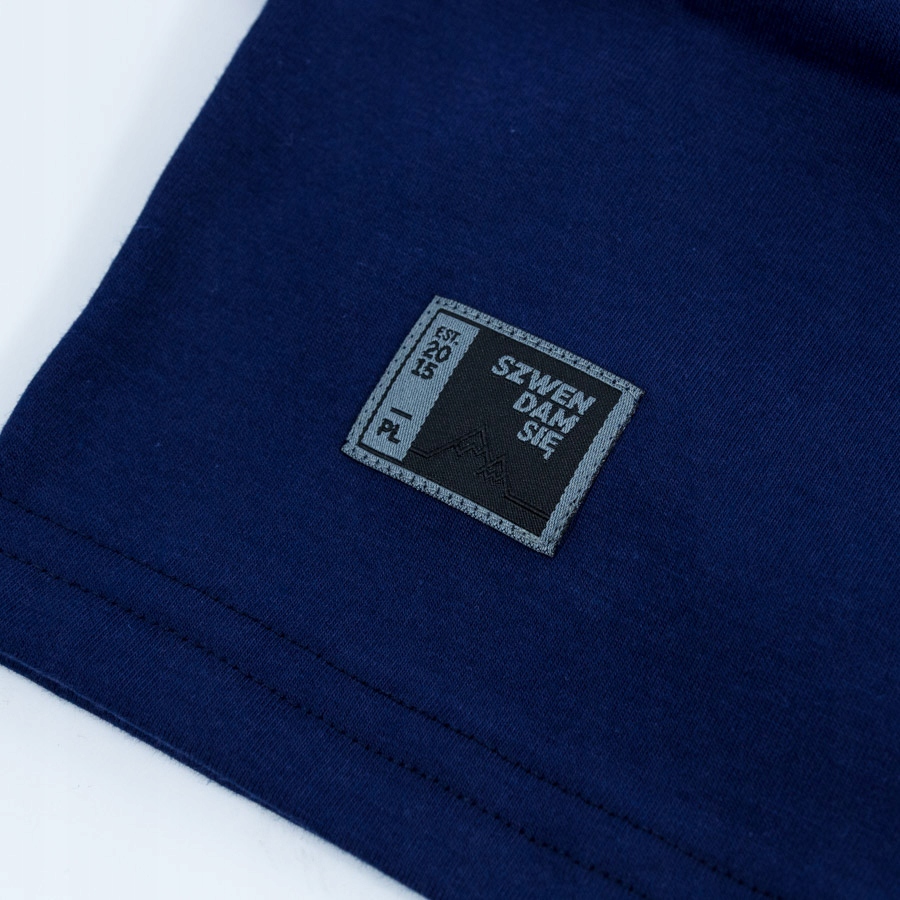 Koszulka turystyczna damska ŻAGLÓWKA granatowa S Rękaw krótki rękaw