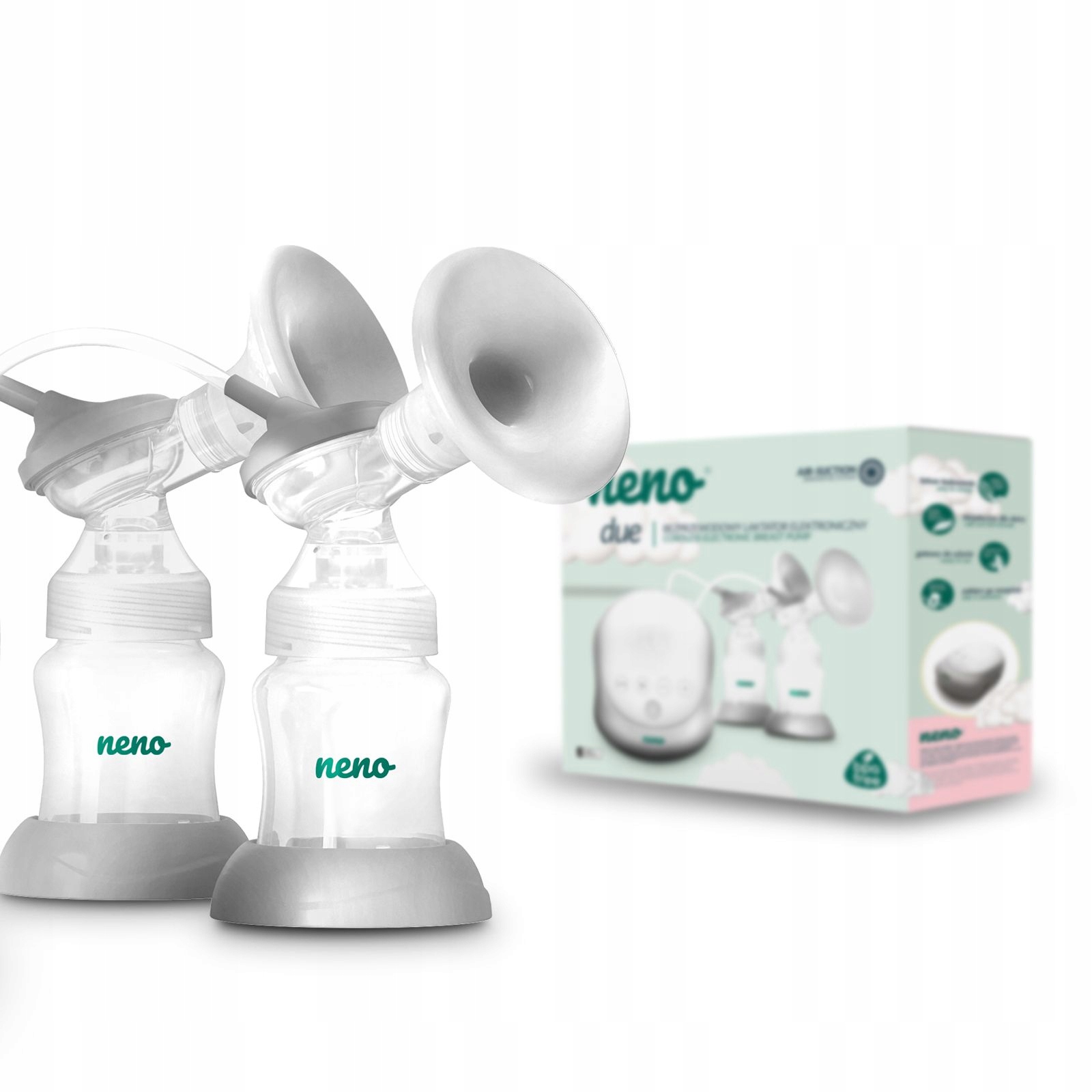 NENO DUE LAKTATOR ELEKTRONICZNY PODWÓJNY BEZPRZEWODOWY DWUFAZOWY