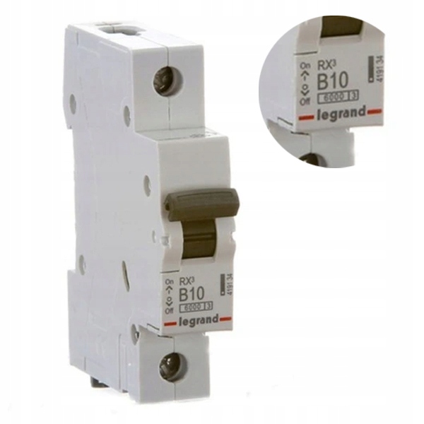 

Legrand wyłącznik nadprądowy RX3 B10A S301 419134