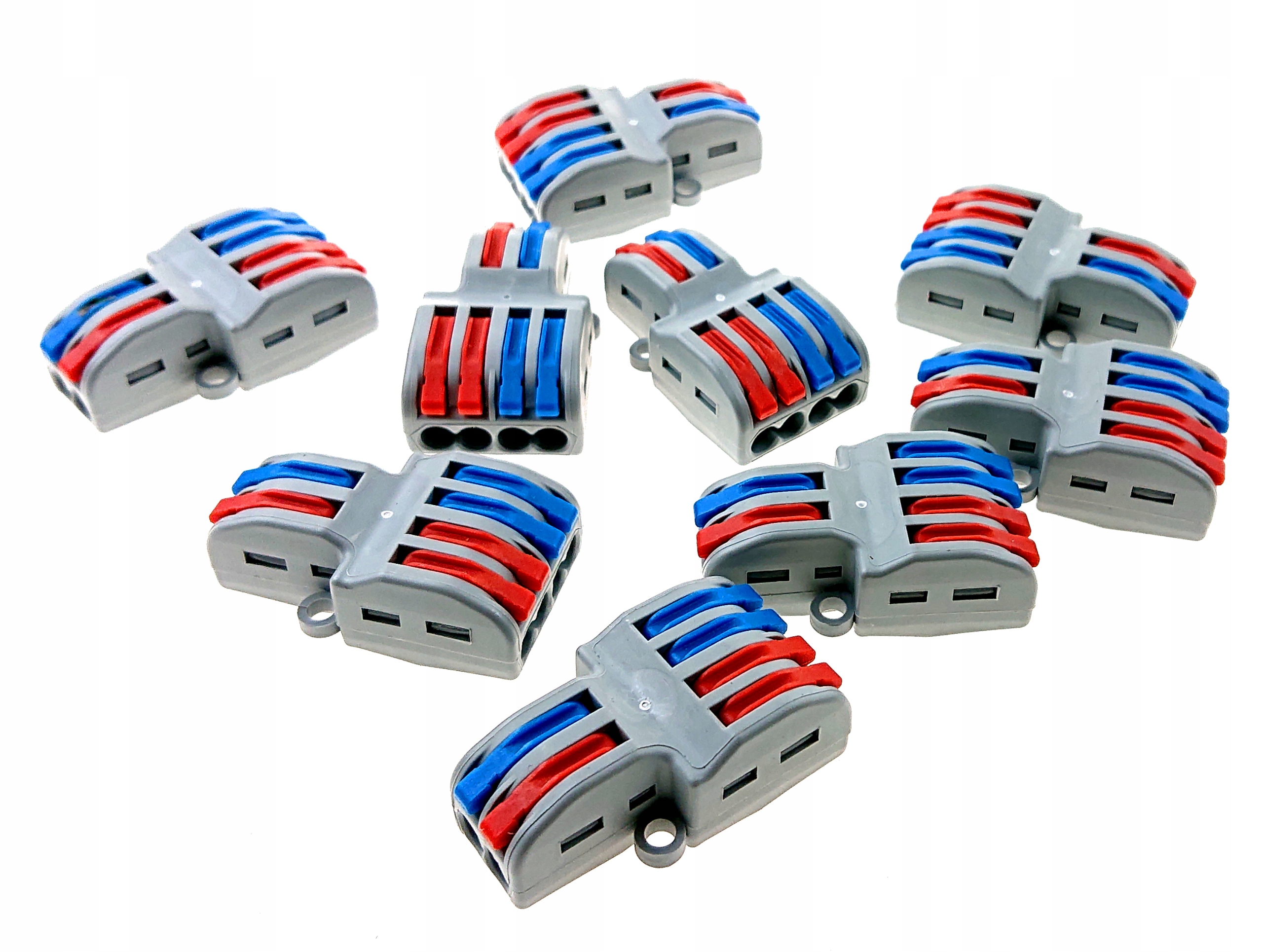 SZYBKOZŁĄCZKA PRZELOTOWA KOSTKA ELEKTRYCZNA INSTALACYJNA ROGAŁĘZIACZ 2-4 Marka A-M