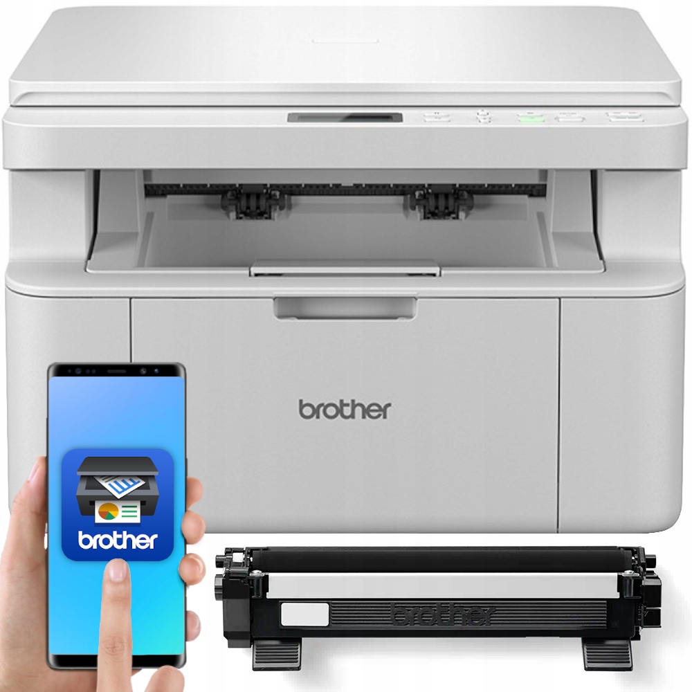 Laserová tlačiareň mono Brother 3v1 Tlač Mono Skan Kopia AirPrint Wifi Toner