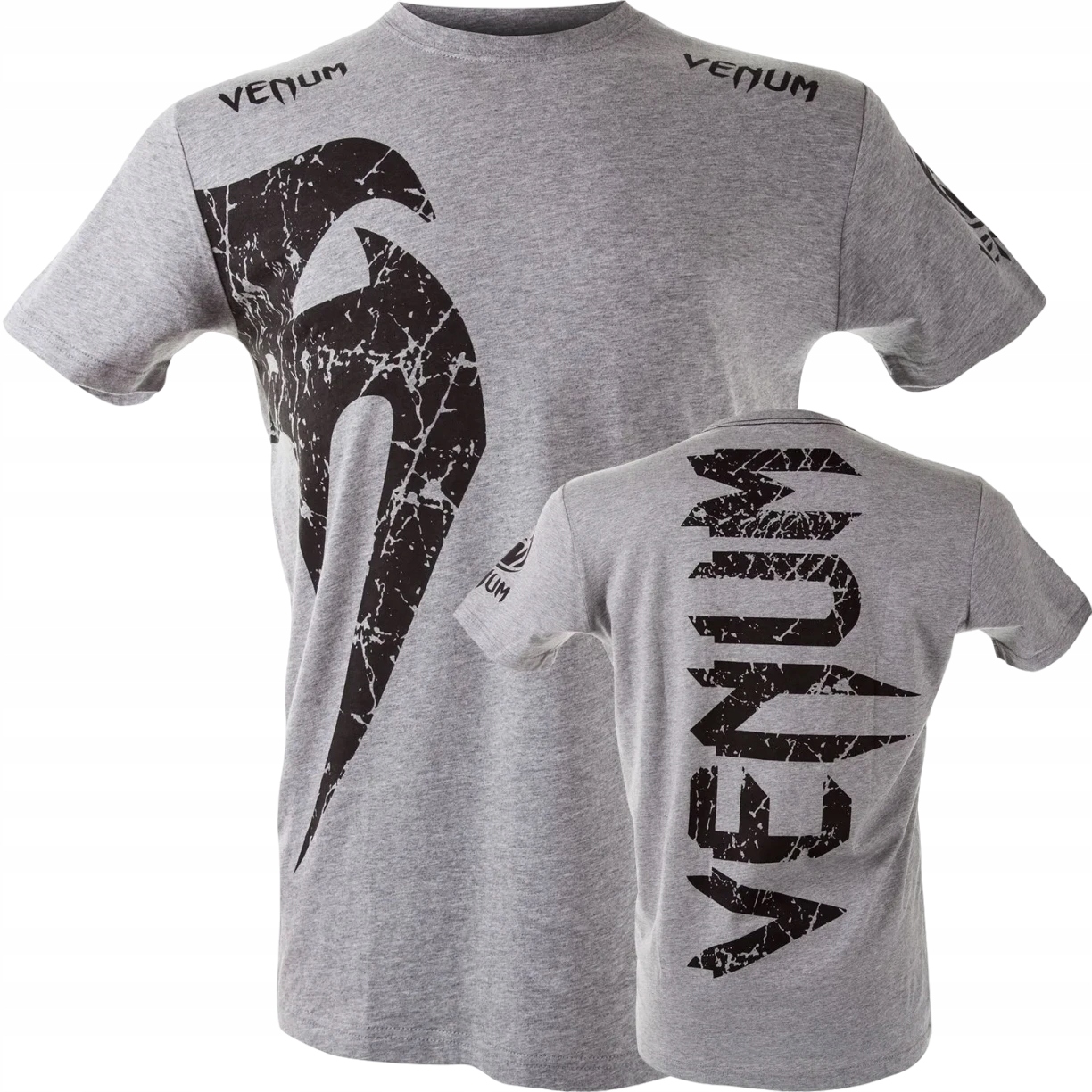 t-shirt koszulka venum giant XL Czarny/szary
