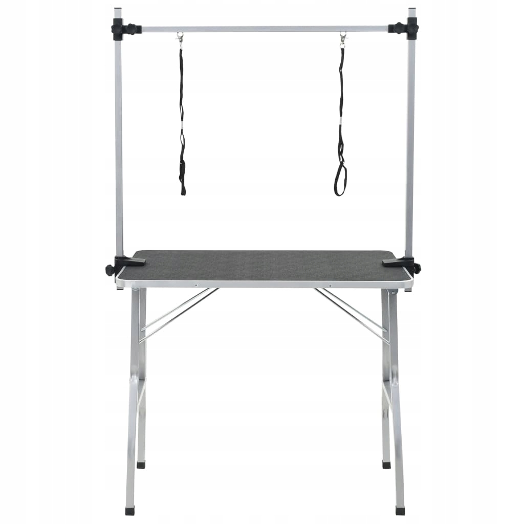 

Stół groomerski z dwoma smyczami, regulowany