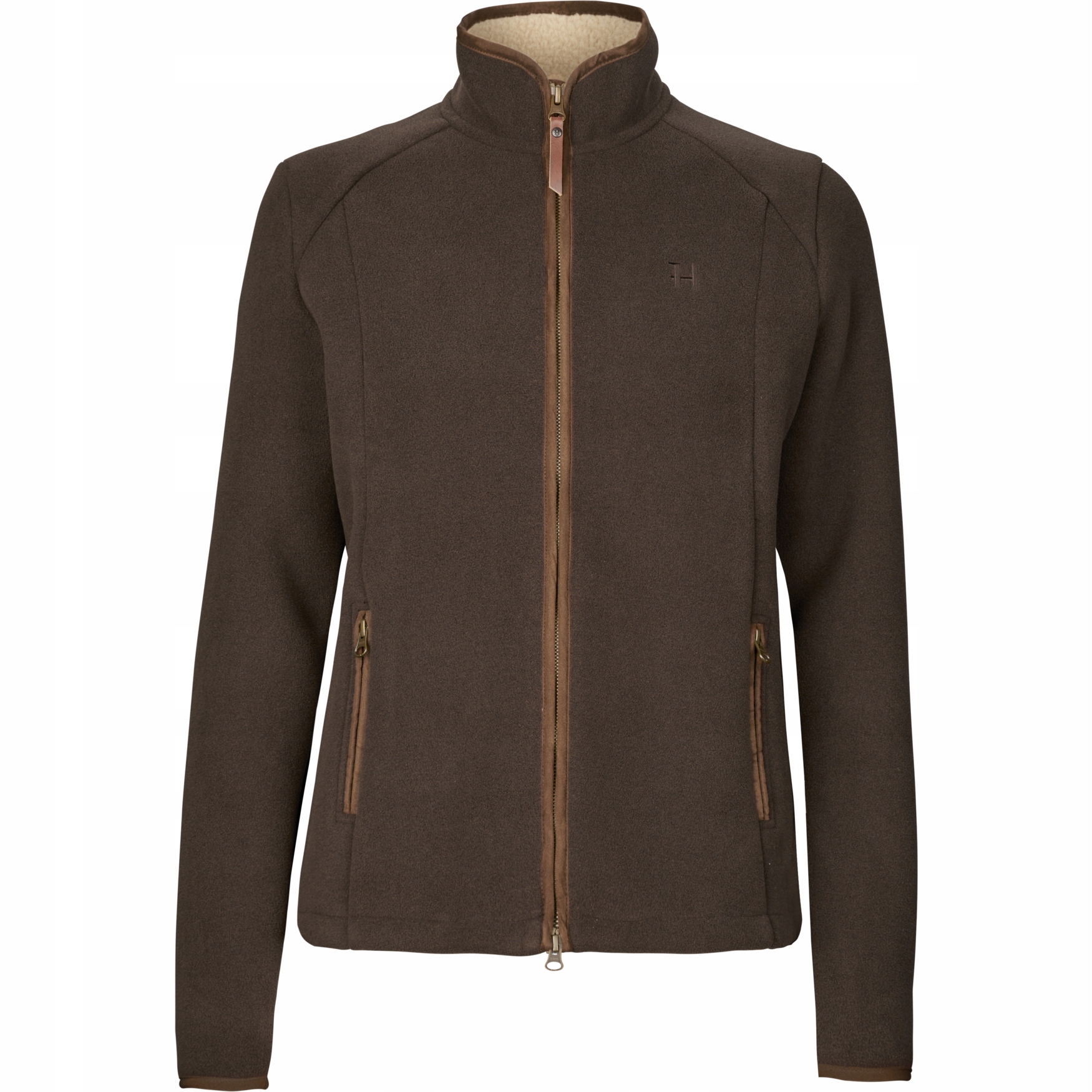 Myśliwska damska bluza polarowa Harkila Sandhem Sherpa 10530 Dem. brown M