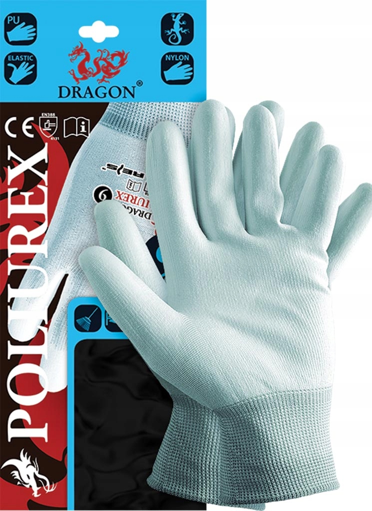 

Rękawice ochronne rękawiczki Dragon powlekane r.6