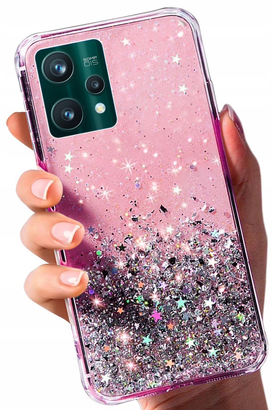 

Etui Do Realme 9 Pro+ Shining Brokat Case Szkło