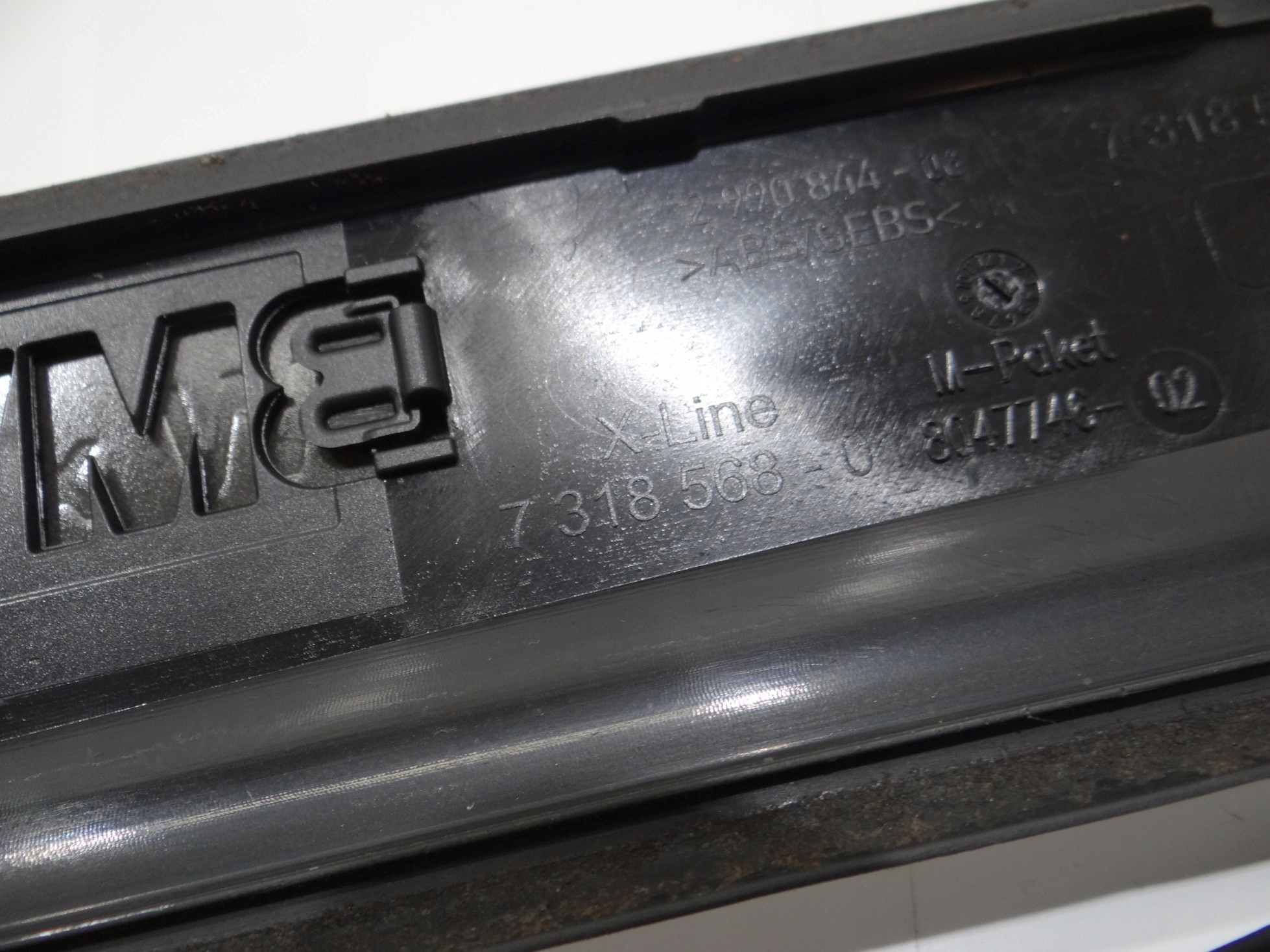 mouldings caps threshold BMW X1 E84 KOMPLET X-LINE 7318567 (17245732)