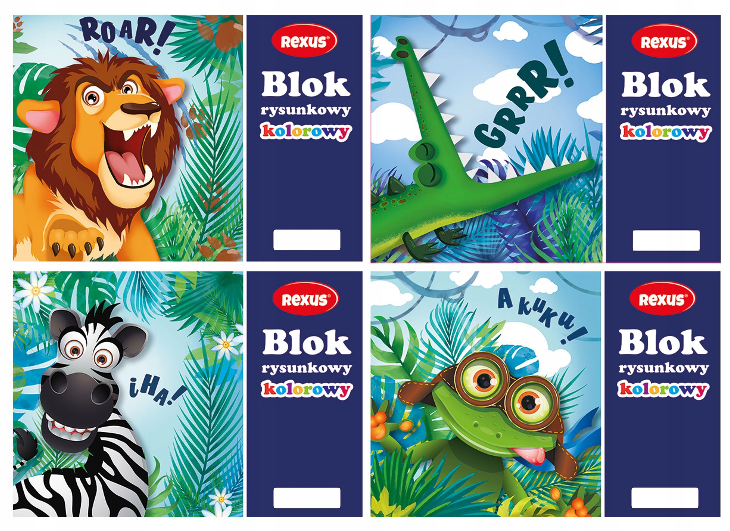 BLOK RYSUNKOWY KOLOROWY 16 KARTEK A4 BENIAMIN 90g Format A4