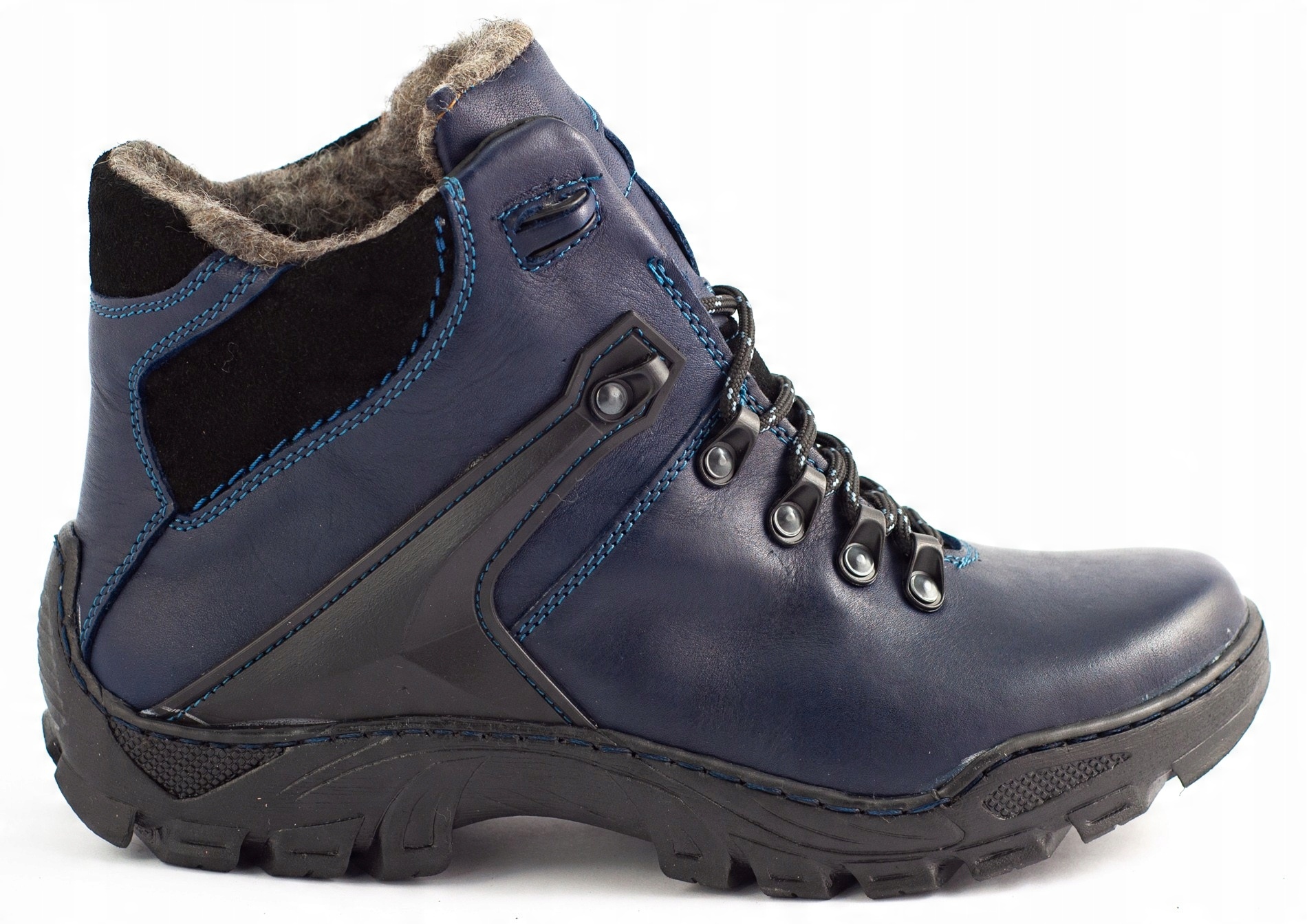 

Buty Zimowe Trekkingowe Ocieplane Skóra 119 Gr 40