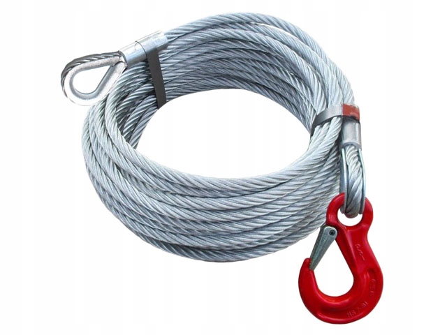 Ocelové lano Kausza-Hak 8 mm x 35 m 4.6 t