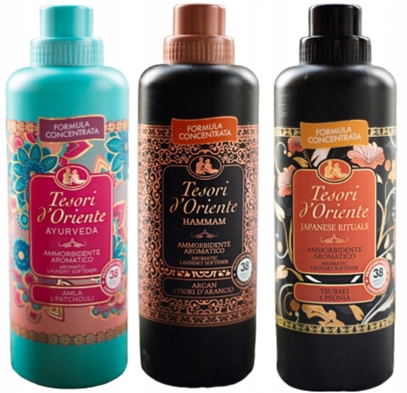 Levně Tesori d'Oriente Sada 3 italských avivážních přípravků 760 ml Ahj