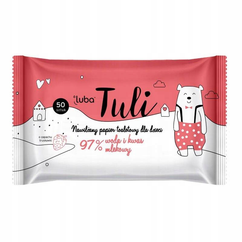 

Luba papier toaletowy dla dzieci truskawka 50szt