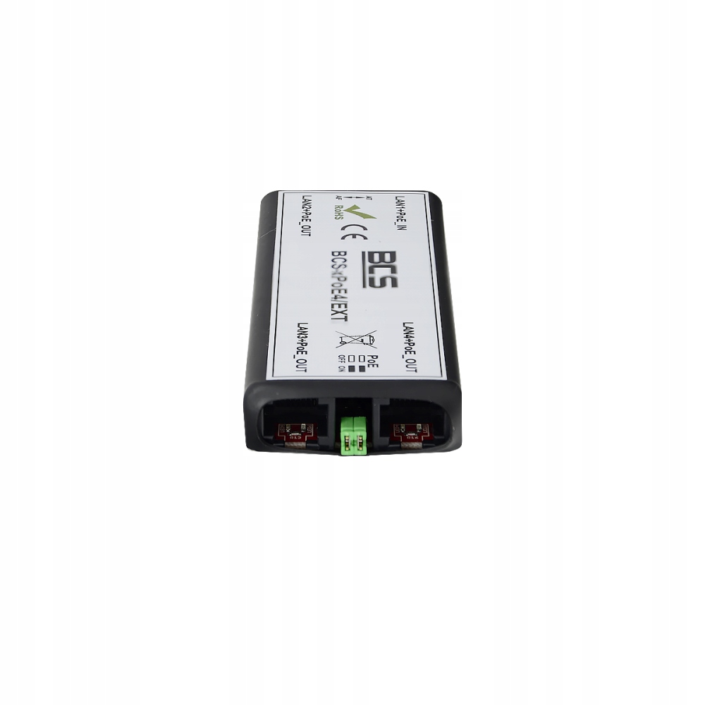Extender sieciowy PoE 3xPoE Out 1x Poe In passive Switch BCS-xPoE4-EXT