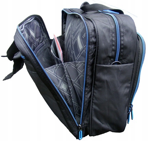 Torba teczka męska na ramię na Laptop do pracy VIP Materiał dominujący poliester