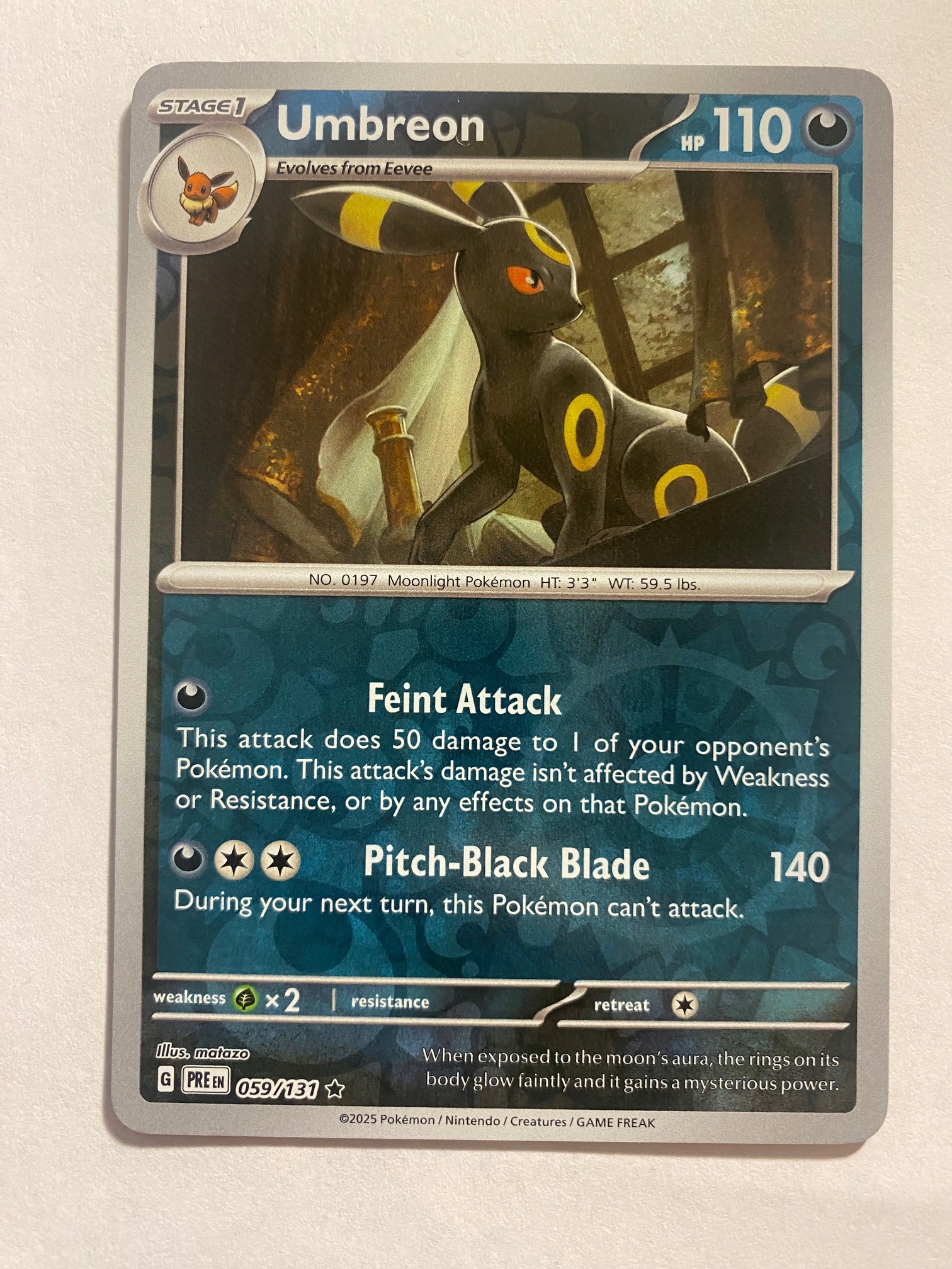 Prismatic Evolutions Reverse 059/131 Umbreon  Cena  Opinie - Allegro