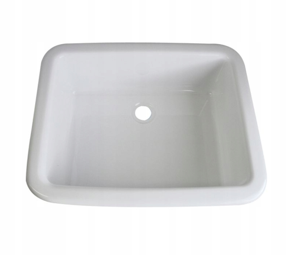 8715.06.00 - Умивальник білий 350x280 mm-Comet