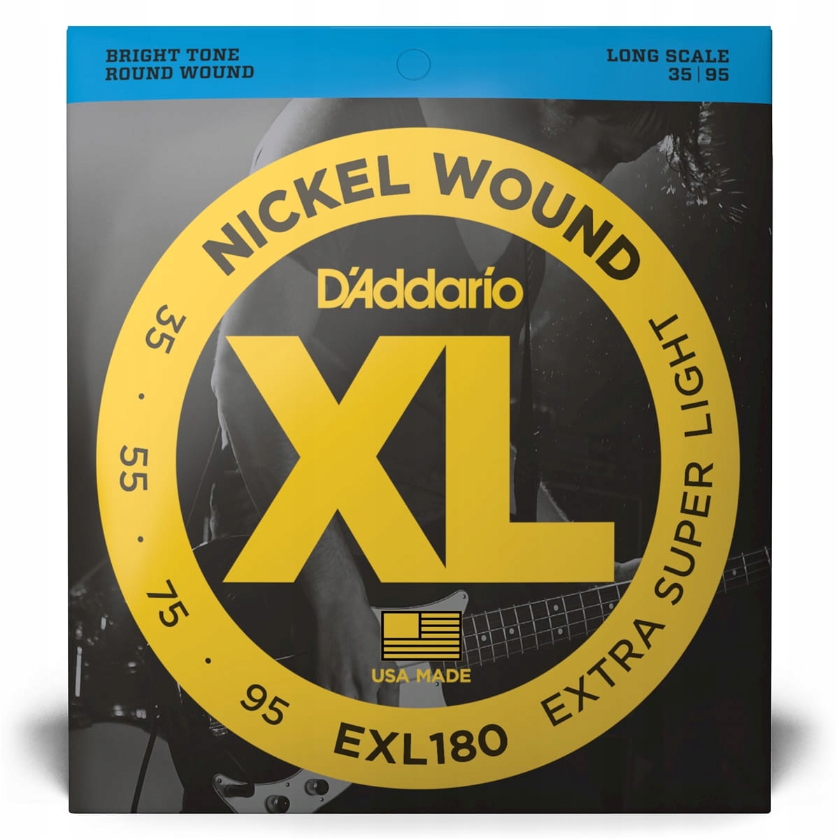 D'Addario EXL180 struny pro basovou kytaru 35-95