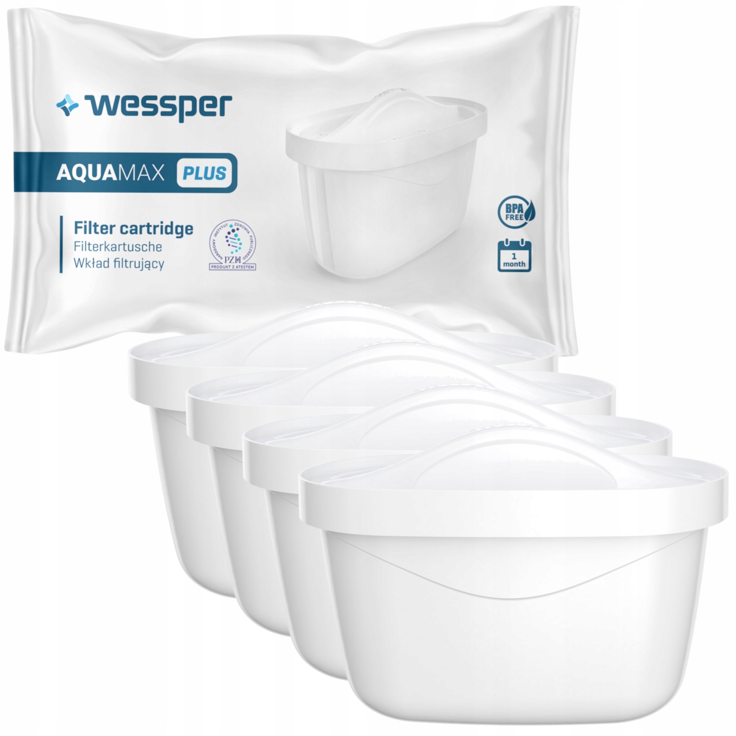 

4x Filtry Wody Do Dzbanka Brita Dafi Zamiennik