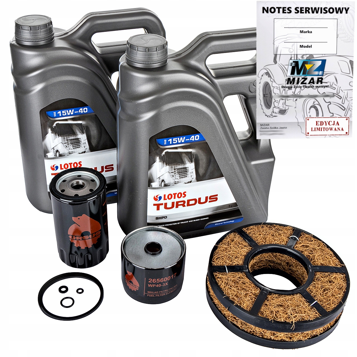 Olej + filtry oleju paliwa powietrza C-360 3P